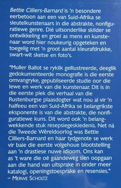 Muller Ballot, Bettie Cilliers-Barnard: Bowereldse Perspektiewe