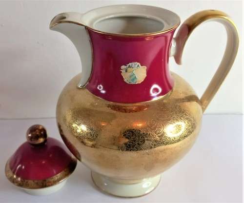 Stunning `Alka Kunst` Tea for Two Set (7 pcs)