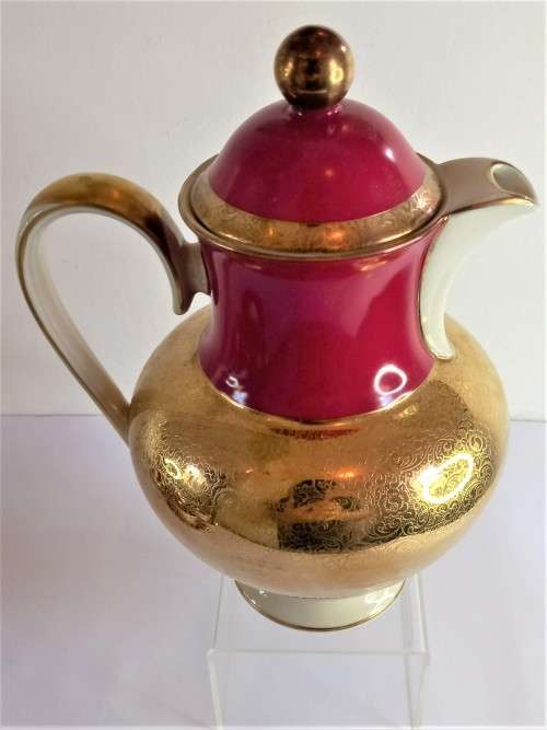 Stunning `Alka Kunst` Tea for Two Set (7 pcs)