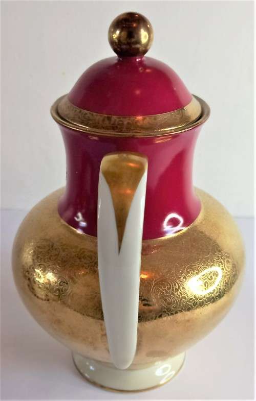 Stunning `Alka Kunst` Tea for Two Set (7 pcs)