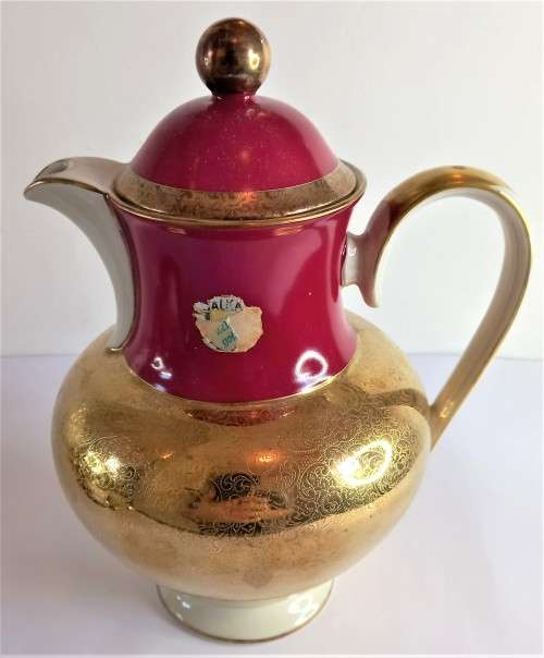 Stunning `Alka Kunst` Tea for Two Set (7 pcs)