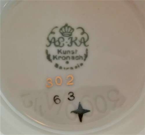 Stunning `Alka Kunst` Tea for Two Set (7 pcs)