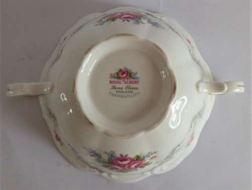 Royal Albert `Tranquility` Soup Coupe / Sugar Bowl