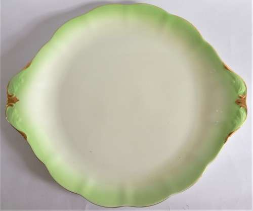 Royal Albert `Rainbow` Cake Plate/Server (Green)