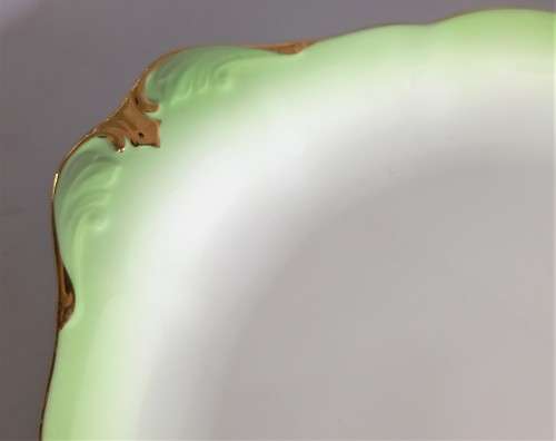 Royal Albert `Rainbow` Cake Plate/Server (Green)