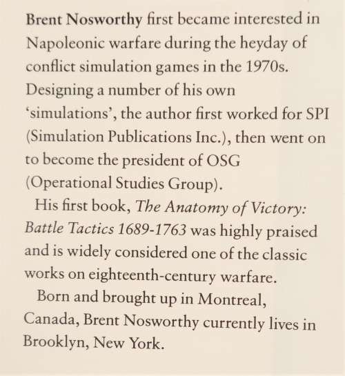 Brent Nosworthy, Battle Tactics of Napoleon and his Enemies
