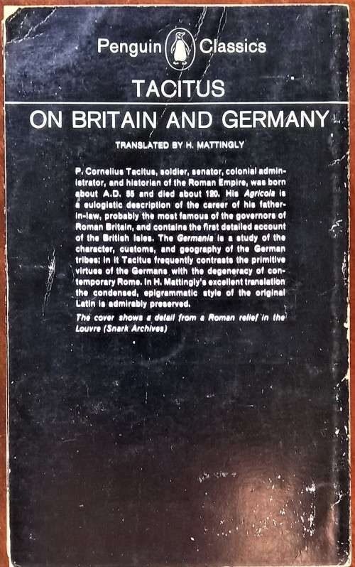 Tacitus, On Britain and Germany (Penguin)