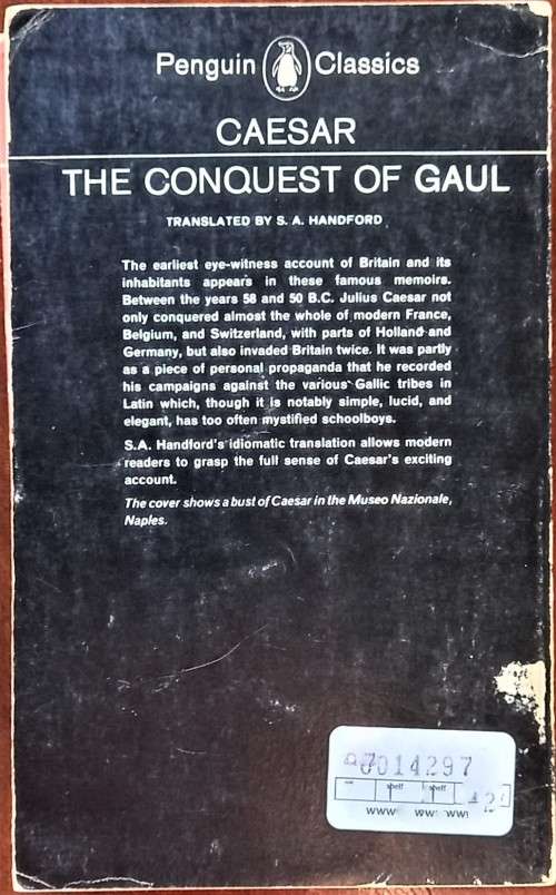 Caesar, The Conquest of Gaul (Penguin)
