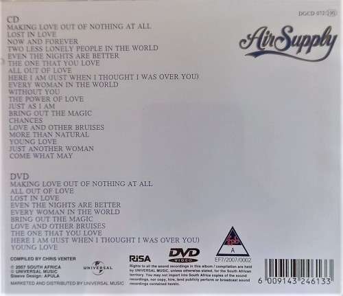 Air Supply: The Ultimate Collection (CD + DVD)