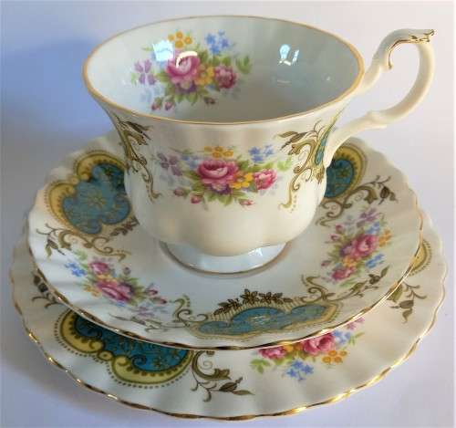 Royal Albert `Berkeley` Tea Trio