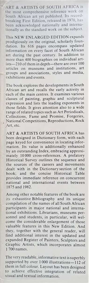 Esme Berman, Art & Artists of South Africa (Enlarged Edition)