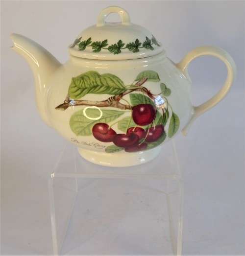 Small Portmeirion `Late Duke Cherry` Tea Pot