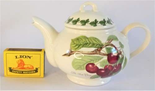 Small Portmeirion `Late Duke Cherry` Tea Pot