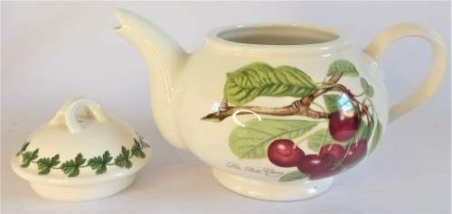 Small Portmeirion `Late Duke Cherry` Tea Pot