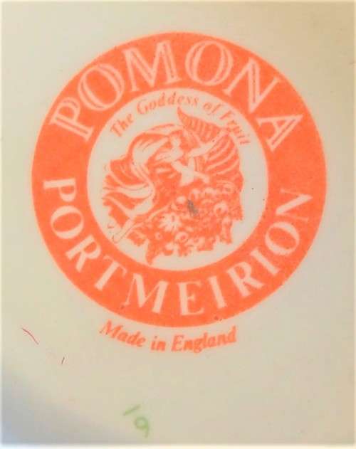 Small Portmeirion `Late Duke Cherry` Tea Pot