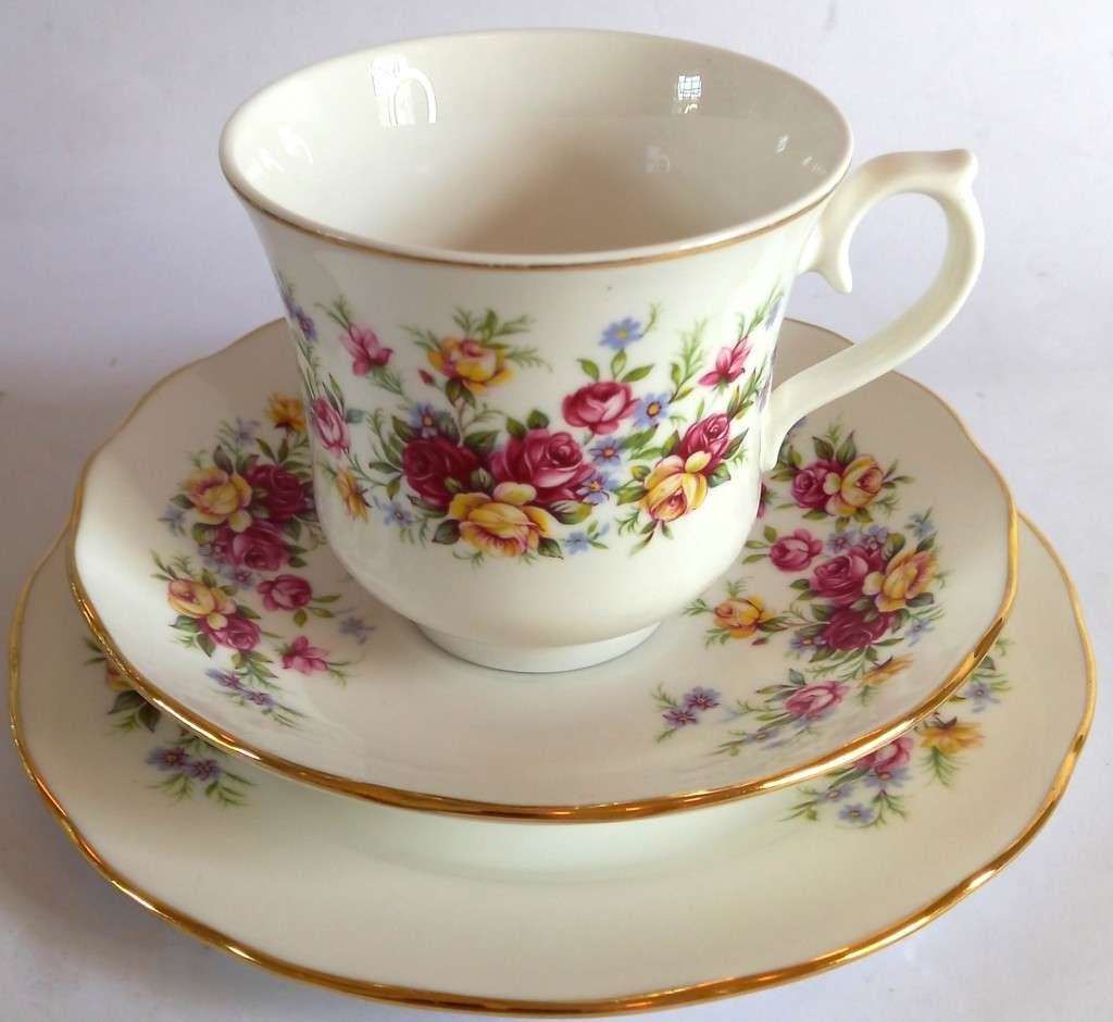 Queen Anne Floral Tea Trio (2 available)