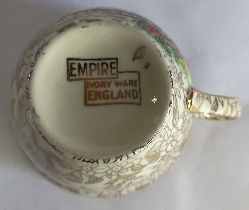 Empire `Ivory Ware` Demitasse Duo