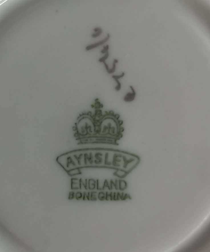 Aynsley Demitasse Tea Duo