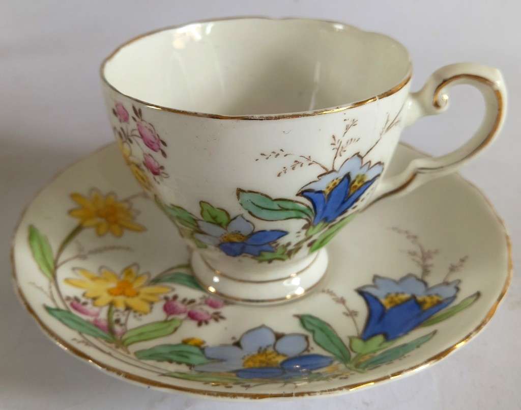 Tuscan `Alpine Flowers` Demitasse Duo (2 available)