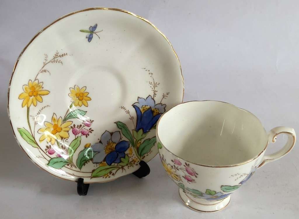 Tuscan `Alpine Flowers` Demitasse Duo (2 available)