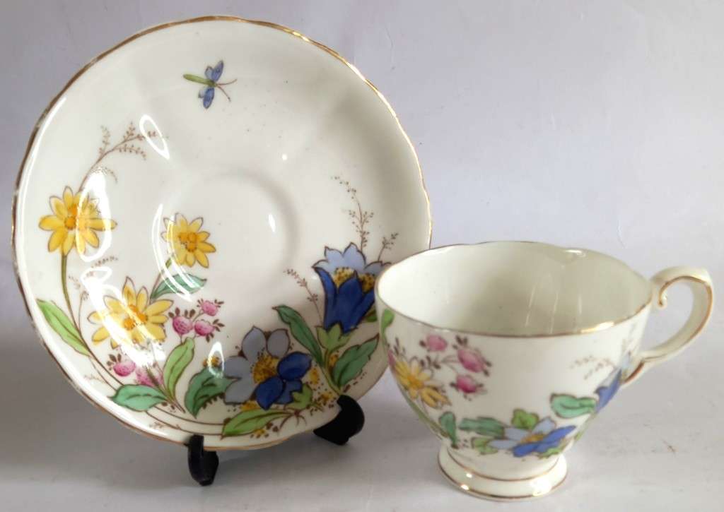 Tuscan `Alpine Flowers` Demitasse Duo (2 available)