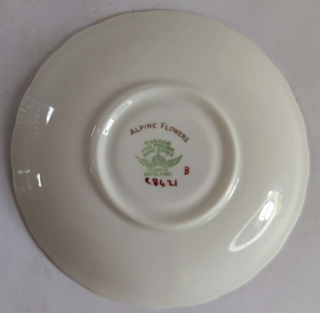 Tuscan `Alpine Flowers` Demitasse Duo (2 available)