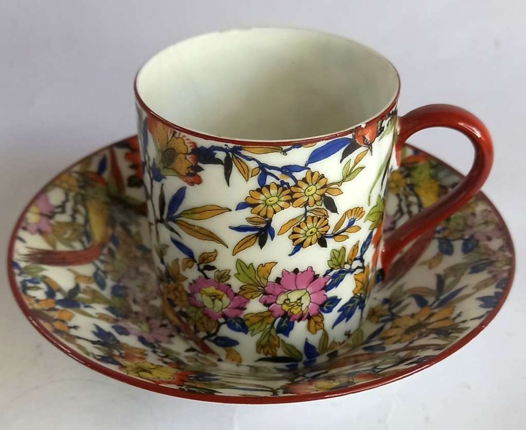 Czechoslovakian Demitasse Duo and Milk Jug