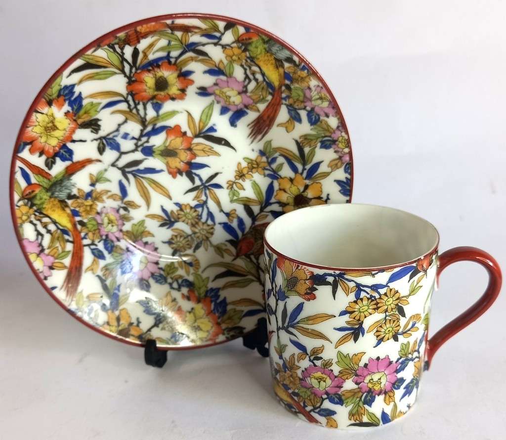 Czechoslovakian Demitasse Duo and Milk Jug