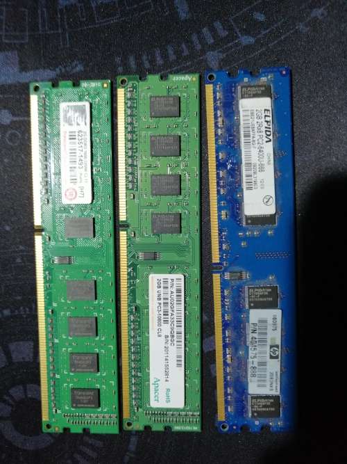 2 x 2gb ddr3 and 1 x 2gb ddr2 - All one Price