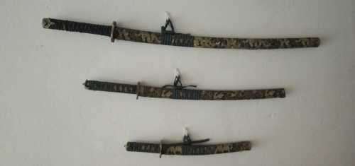 Samurai swords set
