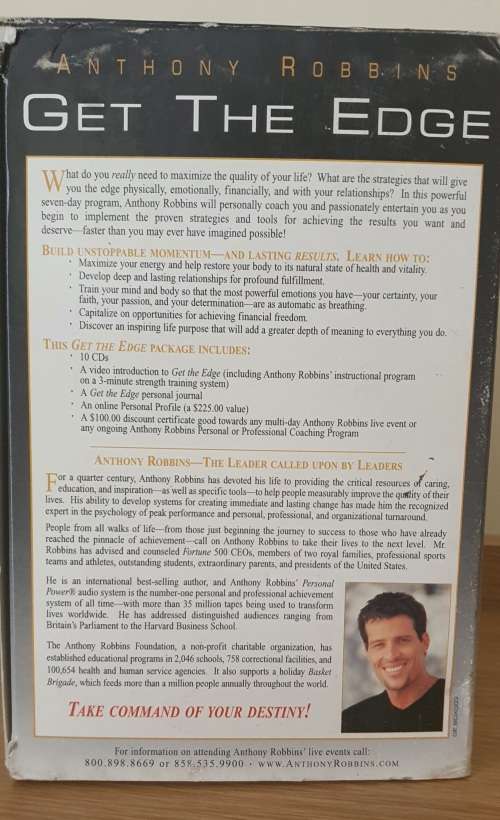 Anthony Robbins Get The Edge 7 Day Audio CD Programme