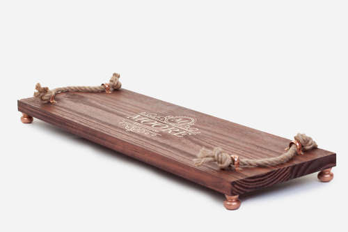 Personalised wooden platter trays