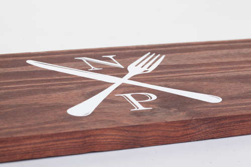 Personalised wooden platter trays