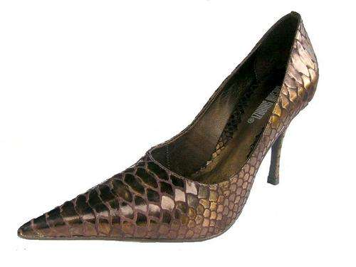BRAZILLIAN IMPORTED Genuine Snake leather Court Shoet