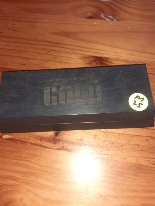 Wooden Coin Holder Box. Magnetic Gold Discovery Coin Holder