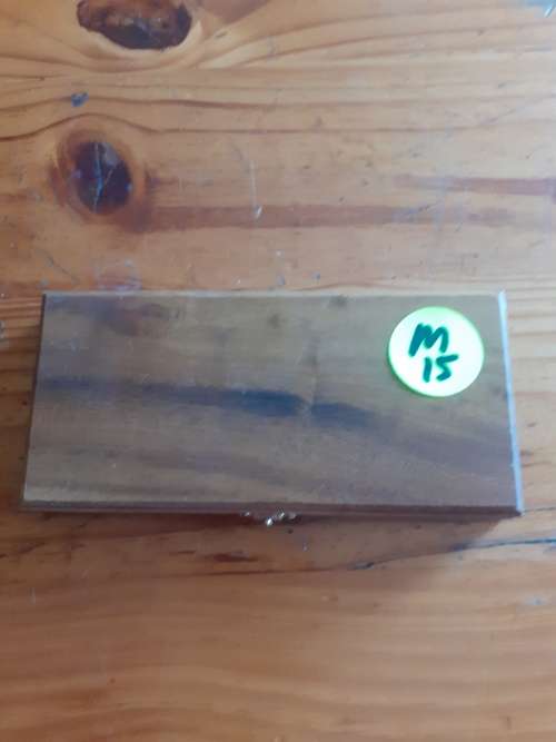Wooden Coin Holder Box. SA Mint Coin Holder