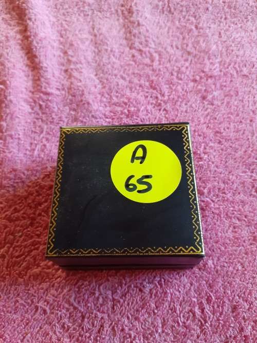 Black Coin Holder Box. Good condition