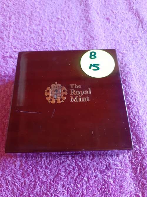 Wooden Coin Holder Box - The Royal Mint