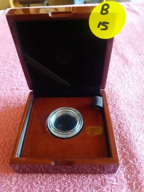 Wooden Coin Holder Box - The Royal Mint