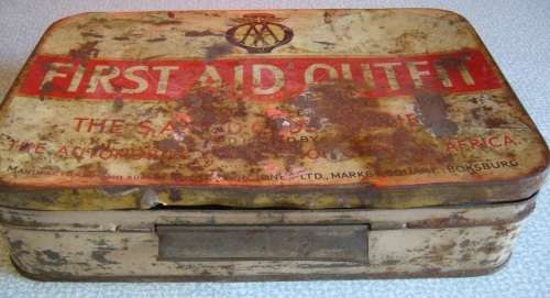 First Aid Kit AA - Antique