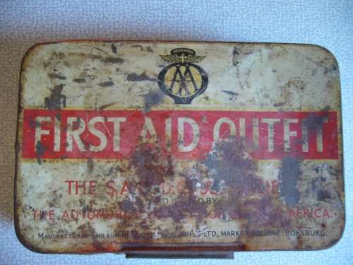 First Aid Kit AA - Antique