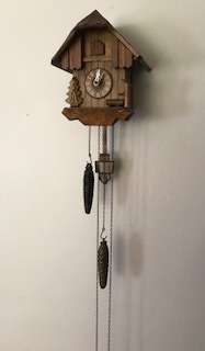 BLACK FOREST CUCKOO ONE DAY CLOCK