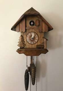 BLACK FOREST CUCKOO ONE DAY CLOCK