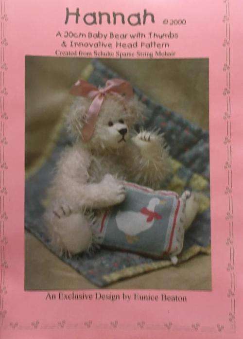 TEDDY BEAR PATTERNS, JOINTS, SCREWS, PINS, EYES, NOSE AND MATERIALS