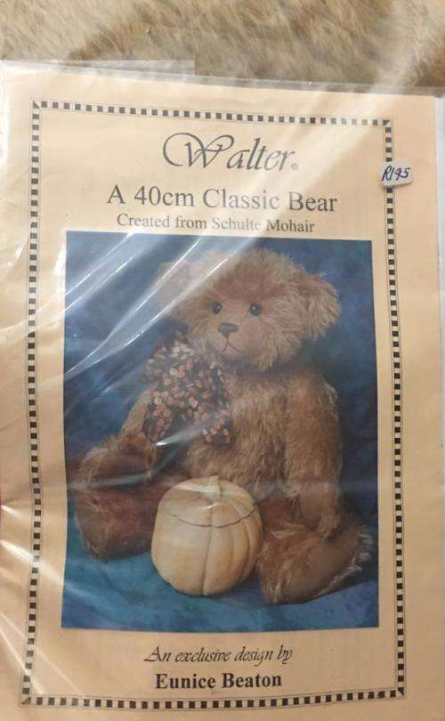 TEDDY BEAR KITS SCHULTE MOHAIR