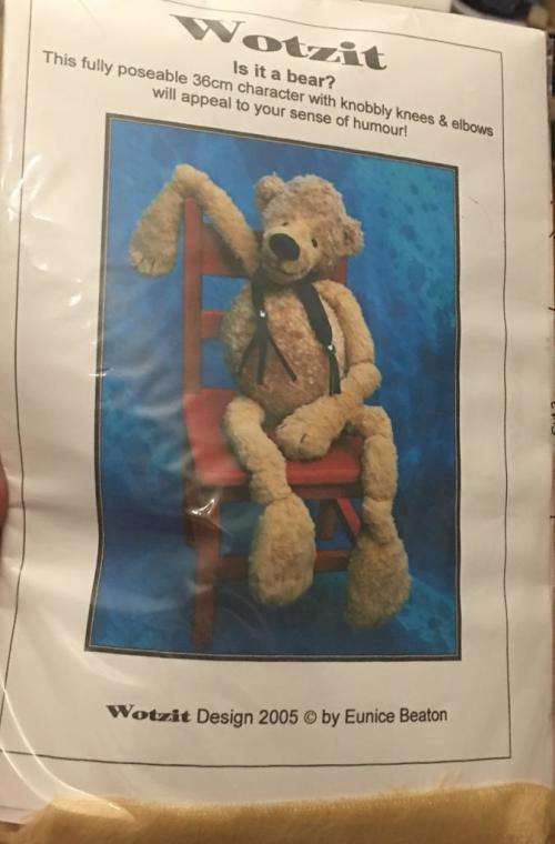 TEDDY BEAR KITS SCHULTE MOHAIR