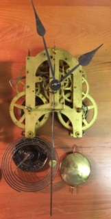 ANTIQUE ANSONIA WALL CLOCK OR HIGH TABLE CLOCK MOVEMENT