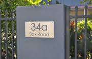 Stainless Steel Signs House Numbers and Street Names