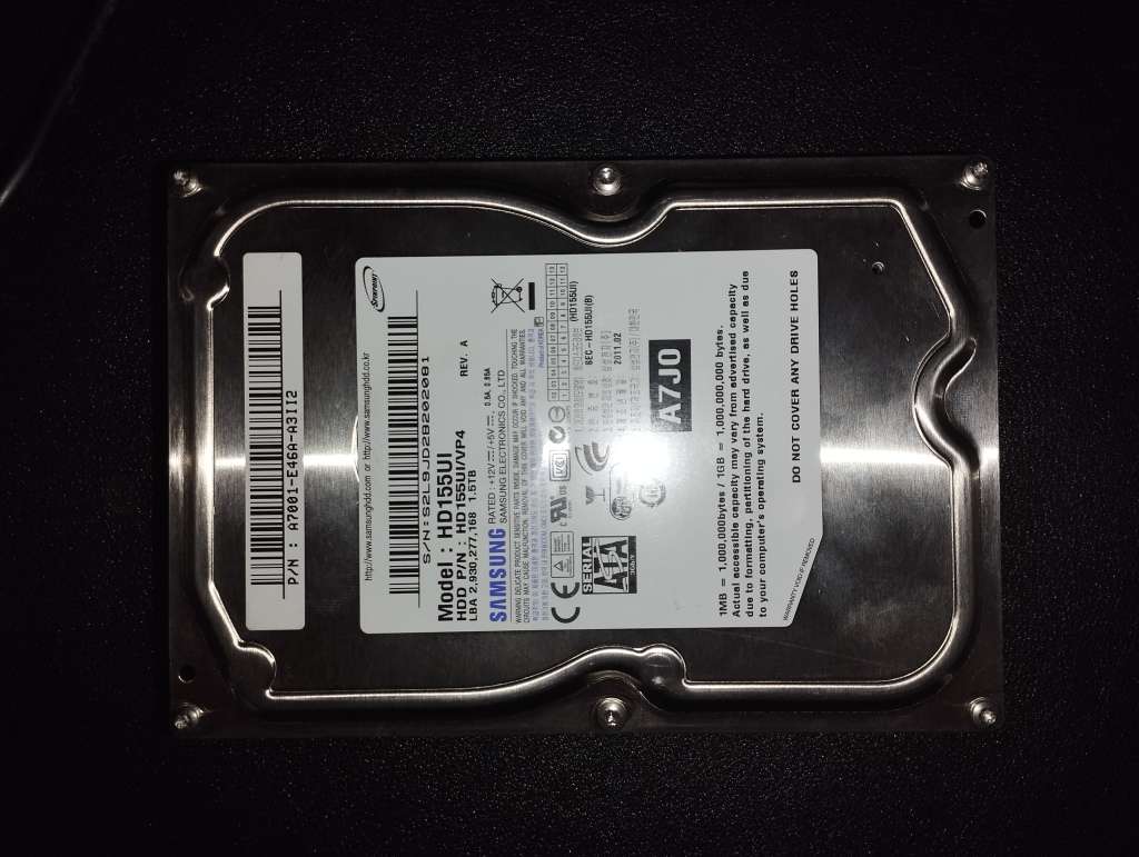 Samsung 1.5TB Hard drive