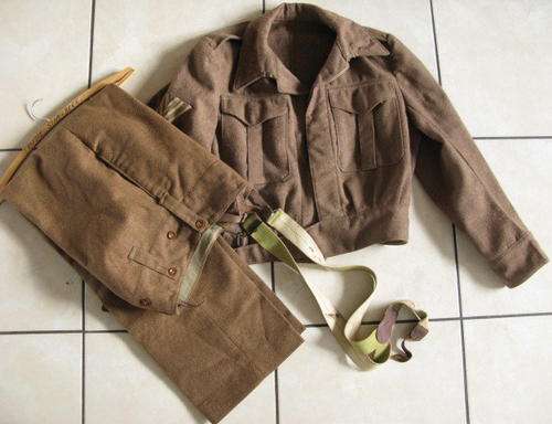 VINTAGE WOOL BUNNY JACKET & TROUSERS.